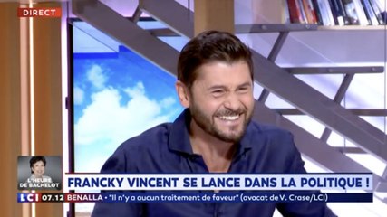 Fou rire dans la matinale de LCI sur Francky Vincent