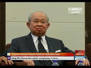 Sesiapa sahaja boleh adakan perhimpunan