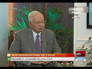 Najib perjelas isu derma RM2.6 bilion