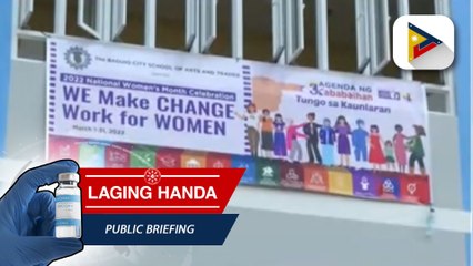 Baguio City School of Arts and Trades, nakiisa sa pagdiriwang ng Women's Month