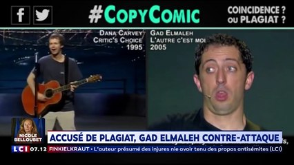 LCI : Accusé de plagiat gad elmaleh contre attaque
