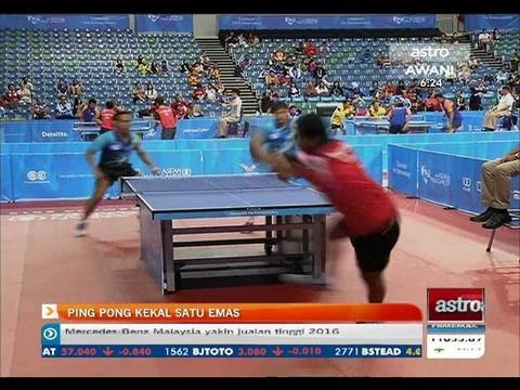 Sukan Para ASEAN 2015: Sukan Para ASEAN 2015Ping pong kekal satu emas