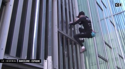 Le zapping du 14/06 : Le Spiderman français a encore frappé
