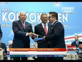 Buku teks sejarah tahun 6 dicetak semula