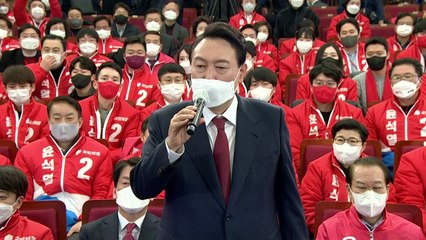 윤석열 당선인 "위대한 국민의 승리...모두 하나가 돼야" / YTN