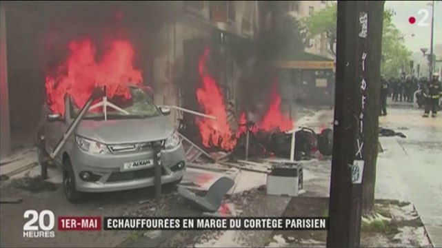 Zapping du 02/05 : Les images impressionnantes des débordements du 1er mai