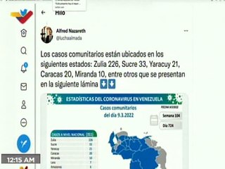 COVID-19 | Venezuela registró 351 casos comunitarios, 1 importado y 508.216 personas recuperadas