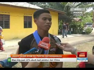 Kejar ayam latihan sebelum jadi 'legend'