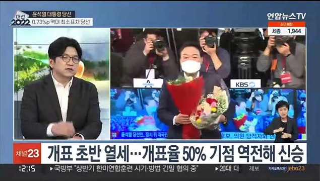 [뉴스초점] 제20대 대통령 윤석열 당선…역대 '최소표차' 승리