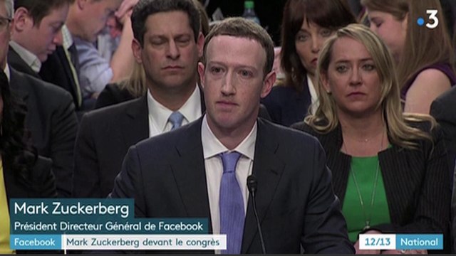 Zapping du 12/04 : Gros malaise de Mark Zuckerberg face au Congrès américain