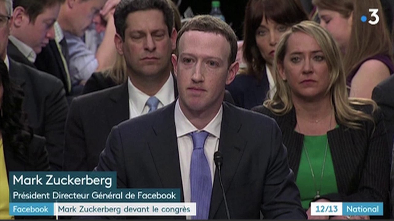 Zapping du 12/04 : Gros malaise de Mark Zuckerberg face au Congrès américain