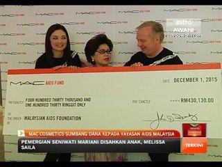 MAC Cosmetics sumbang dana kepada Yayasan AIDS Malaysia