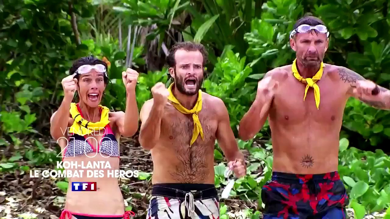 Koh-Lanta le combat des héros - la réunification - TF1 - 20 04 18