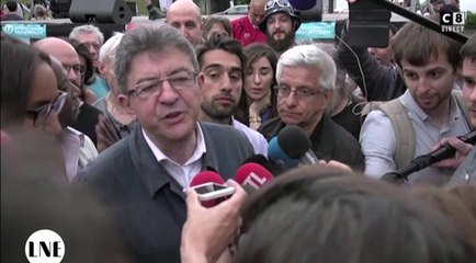Le zapping du 31/05 : Mélenchon aux journalistes : " Vous me saoulez "
