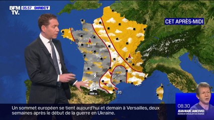 Une France coupée en deux ce jeudi: de la pluie à l'Ouest et du soleil à l'Est