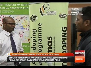 Isu doping: ADAMAS gembira MBBF mula beri kerjasama
