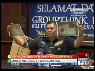 Penjenayah berbalas tembakan masih diburu polis