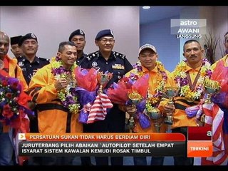 Persatuan sukan tidak harus berdiam diri