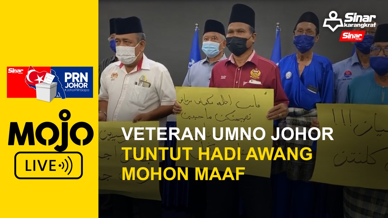 Veteran UMNO Johor tuntut Hadi Awang mohon maaf