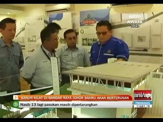 Banjir kilat di Bandar Raya Johor Bahru akan berterusan