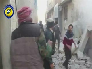 Bombardment in Syria