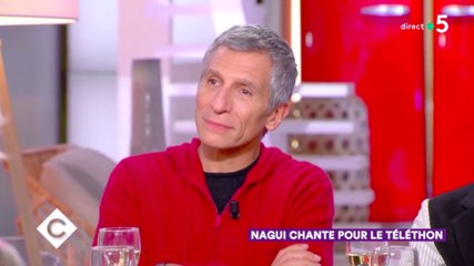 C à vous : L'émotion de Nagui en évoquant le Téléthon