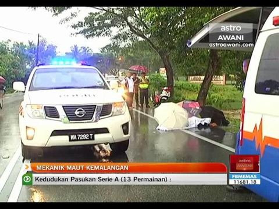 Mekanik maut kemalangan