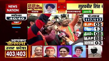 Uttar Pradesh Results 2022 LIVE: शंख ध्वनि के साथ जय श्री राम ! से गूंजी यूपी