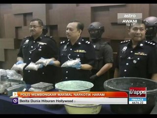 Polis membongkar makmal narkotik haram