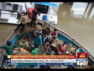 APMM tahan 27 tekong dan awak-awak warga Vietnam