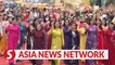 Vietnam News | Ao dai parade in Ho Chih Minh City