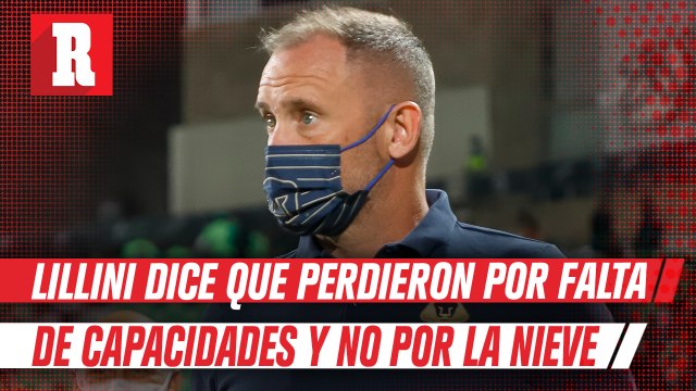 Lillini tras derrota de Pumas en Concachampions: ’No fue por el frío, jugamos mal’