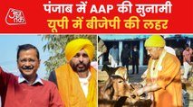 AAP set for massive win in Punjab, BJP in UP