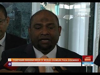 Pampasan mangsa kren di Mekah diumum pada Disember