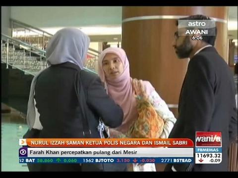 Nurul Izzah saman Ketua Polis Negara dan Ismail Sabri