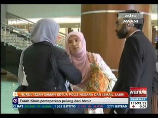 Nurul Izzah saman Ketua Polis Negara dan Ismail Sabri