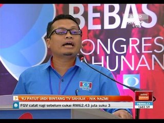 'KJ patut jadi bintang TV sahaja' - Nik Nazmi