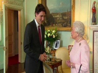 Canadas Justin Trudeau meets Queen Elizabeth
