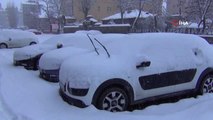 Kars beyaza büründü... 132 köy yolu ulaşıma kapandı, okullar tatil edildi