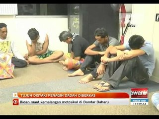Tujuh disyaki penagih dadah diberkas