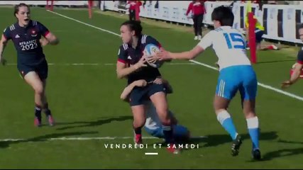RUGBY FEMININ - France  Italie - france 4 - 24 02 18