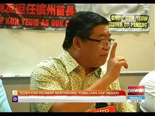 Guan Eng dicabar bertanding pemilihan DAP negeri