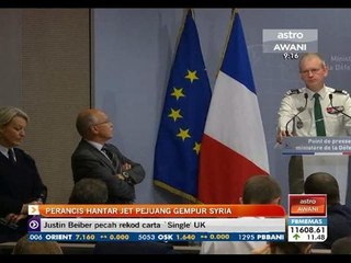 Perancis hantar jet pejuang gempur Syria