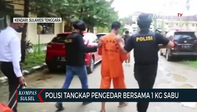 Polisi Tangkap Pengedar Lintas Provinsi Bersama Barang Bukti 1 Kg Sabu