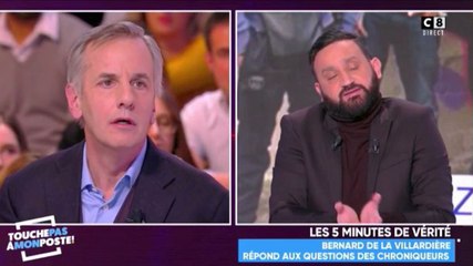 Cyril Hanouna qualifié de "démago" par Bernard de La Villardière