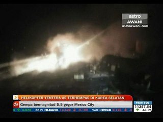 Helikopter tentera AS terhempas di Korea Selatan