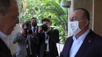 Rusya Dışişleri Bakanı Lavrov Antalya'dan Bakan Çavuşoğlu ile görüştü