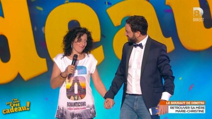 C'est pour nous c'est cadeau : retrouvailles mère/fils, Hanouna ému