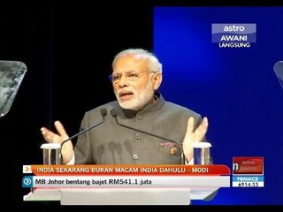 India sekarang bukan macam India dahulu - Modi