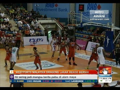 Westports Malaysia Dragons lakar rekod bersih